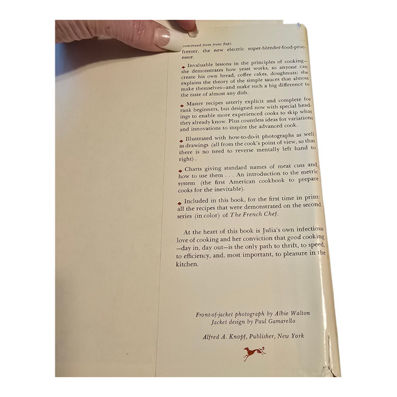 From Julia Child's Kitchen by Julia Child 1975 Cookbook Hardcover 687 Pages - Picture 8 of 11